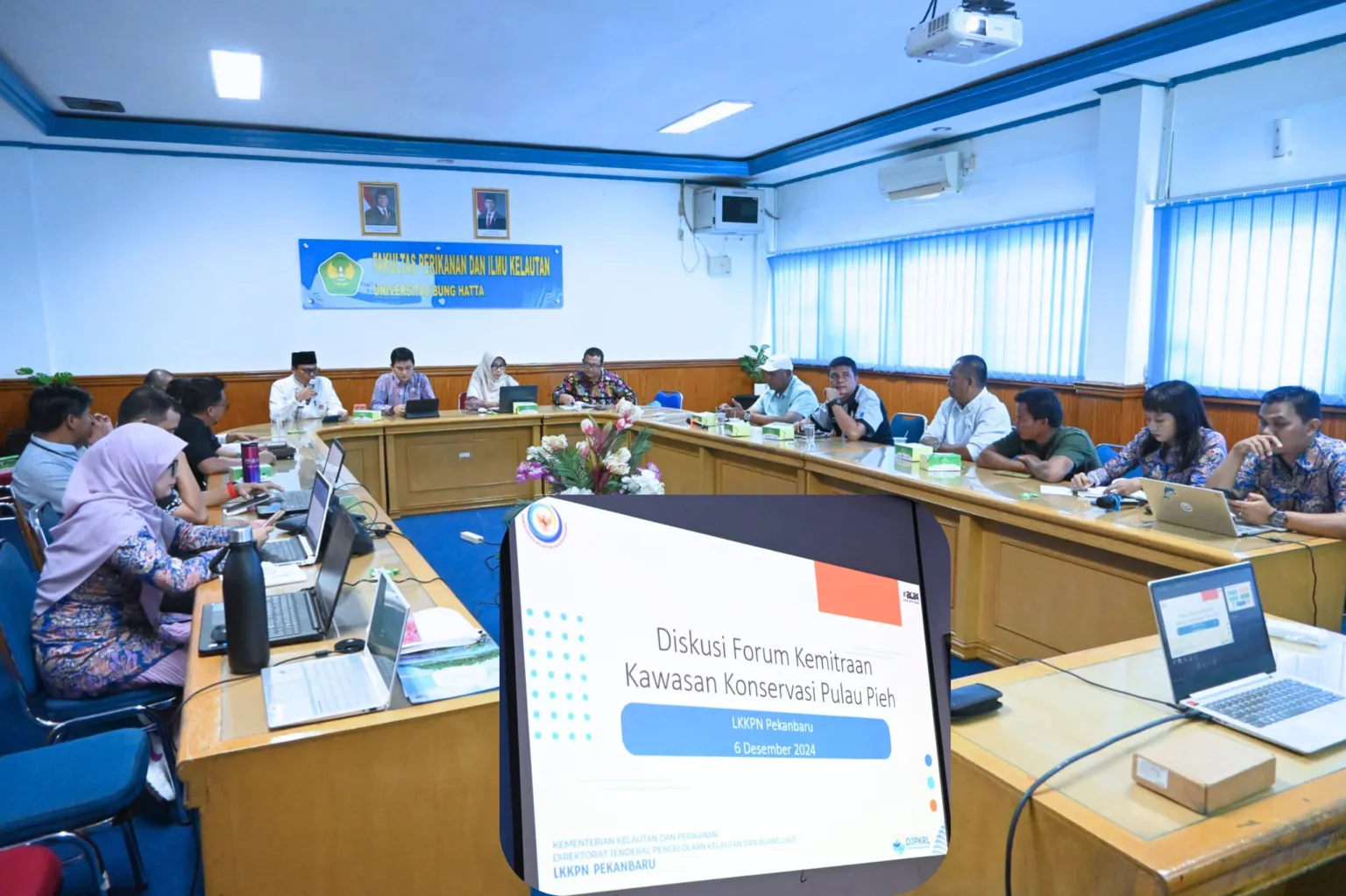 Partnership Discussion on Pieh Water Tourism Park (TWP) Conservation: FPIK-UBH and LKKPN Pekanbaru Strengthen Collaboration