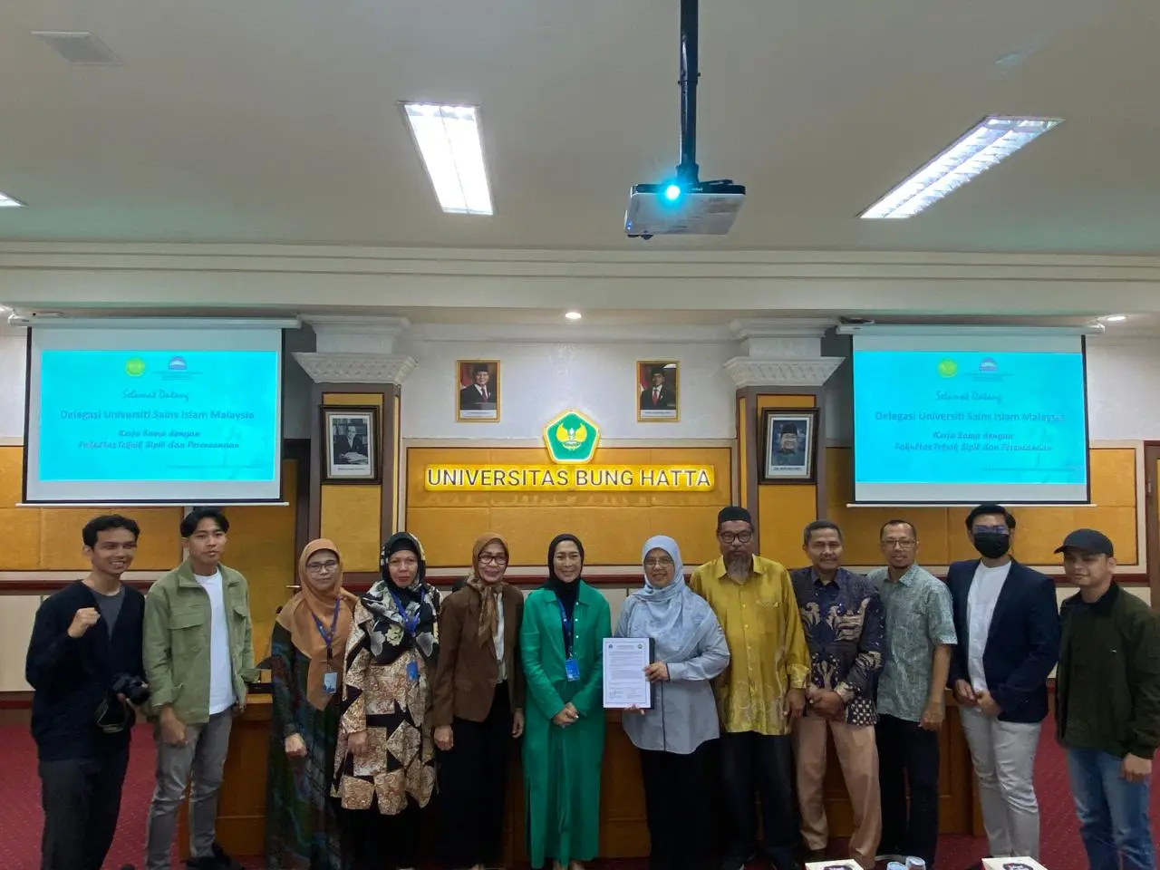 International Cooperation between FTSP Bung Hatta University and FKAB USIM Malaysia Strengthened