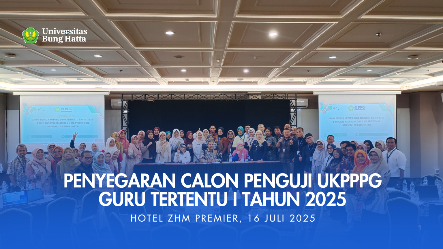 FKIP Bung Hatta University Holds Refresher Training for Prospective UKPPPG Examiners 2025
