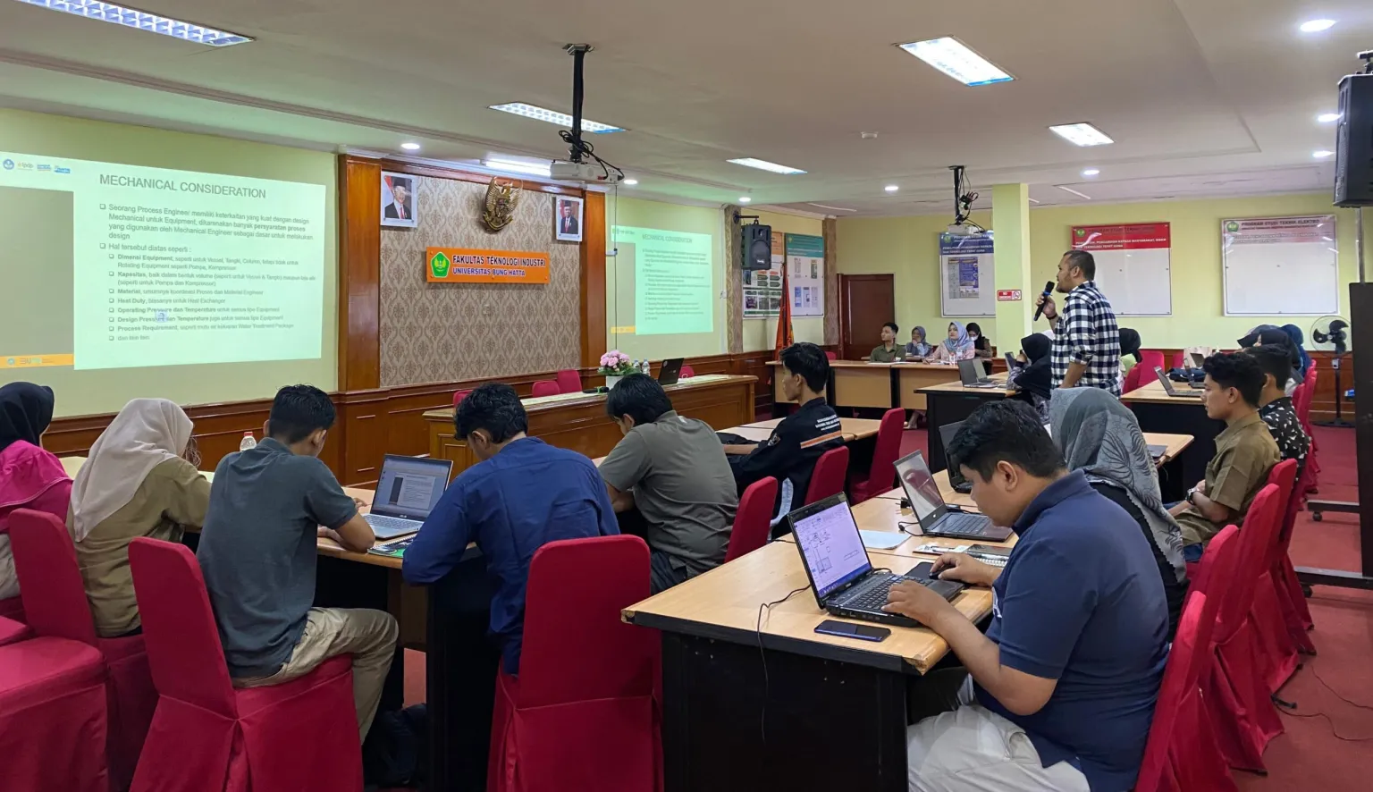Teaching Practitioners in the Chemical Engineering Study Program, Faculty of Industrial Technology, Bung Hatta University, with Haryo Goenawan Wibisono from PT. PP