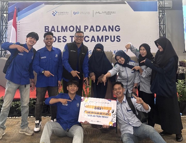 Universitas Bung Hatta TRKJ Student Team Wins First Place in “Balmon: The Guardian of Frequency” Video Competition by Indonesia’s Ministry of Communication and Digital