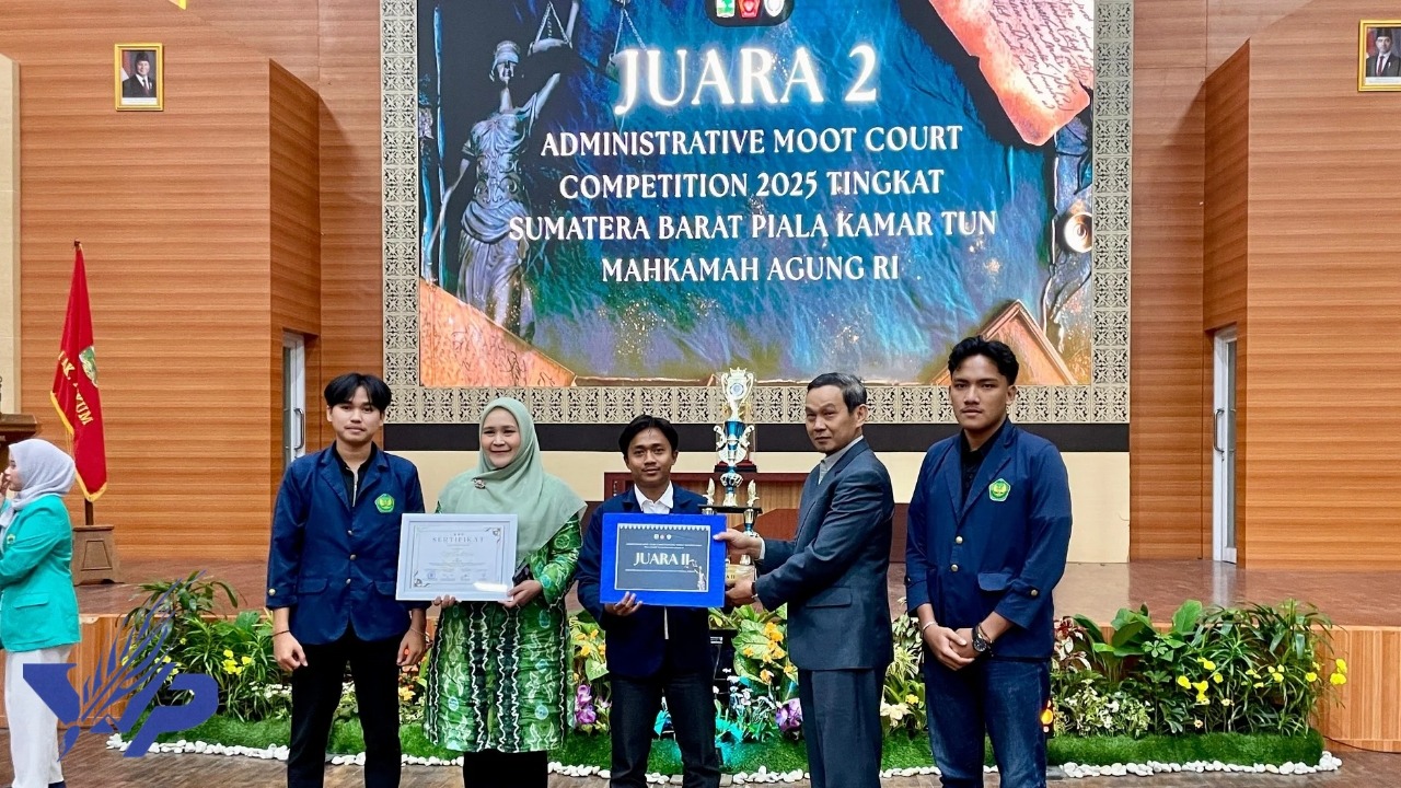 Universitas Bung Hatta Law Students Secure Second Place at National Administrative Court Moot Competition