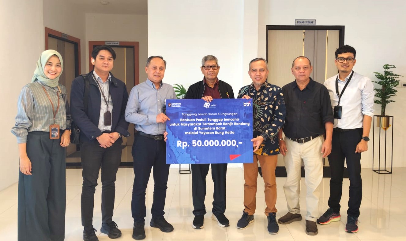 Universitas Bung Hatta Facilitates BTN Disaster Relief Support for West Sumatra