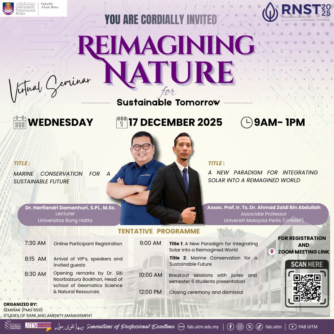 Dr. Harfiandri Speaks on Marine Conservation for a Sustainable Future at UiTM Malaysia