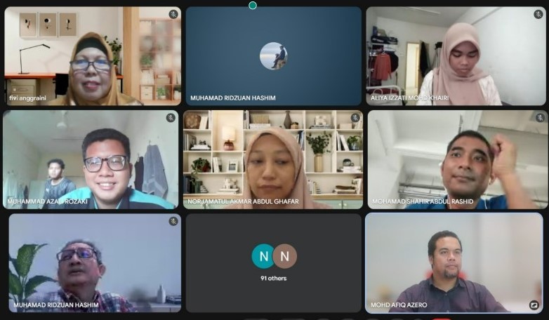 FEB Lecturer of Universitas Bung Hatta Delivers Cross-Border Collaborative Teaching on Budgeting with UiTM Malaysia