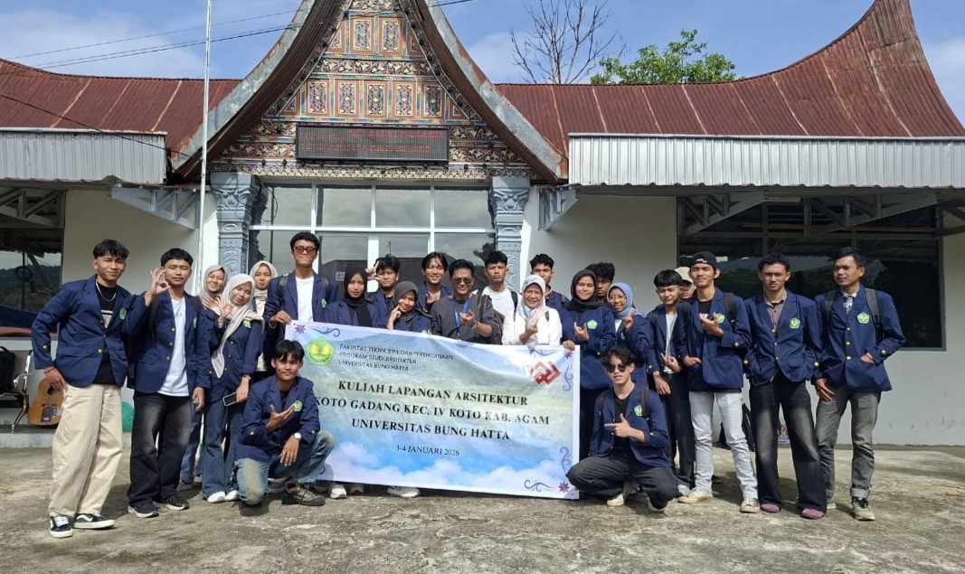 Architecture Field Study of Universitas Bung Hatta in Koto Gadang Supports SDGs on Education and Sustainable Communities