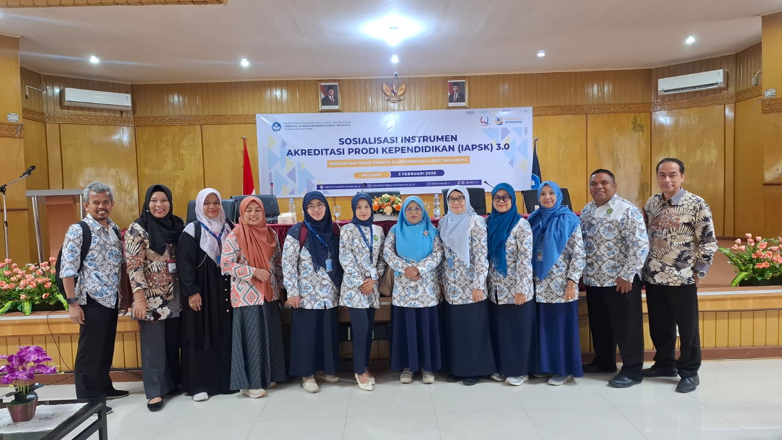 Universitas Bung Hatta Participates in IAPSK 3.0 Accreditation Socialization at LLDIKTI Region X